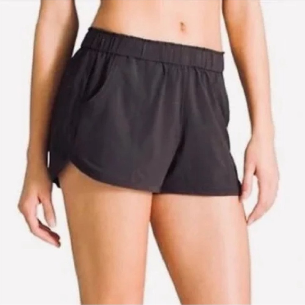 Athleta Running Shimmy Black Shorts XXS